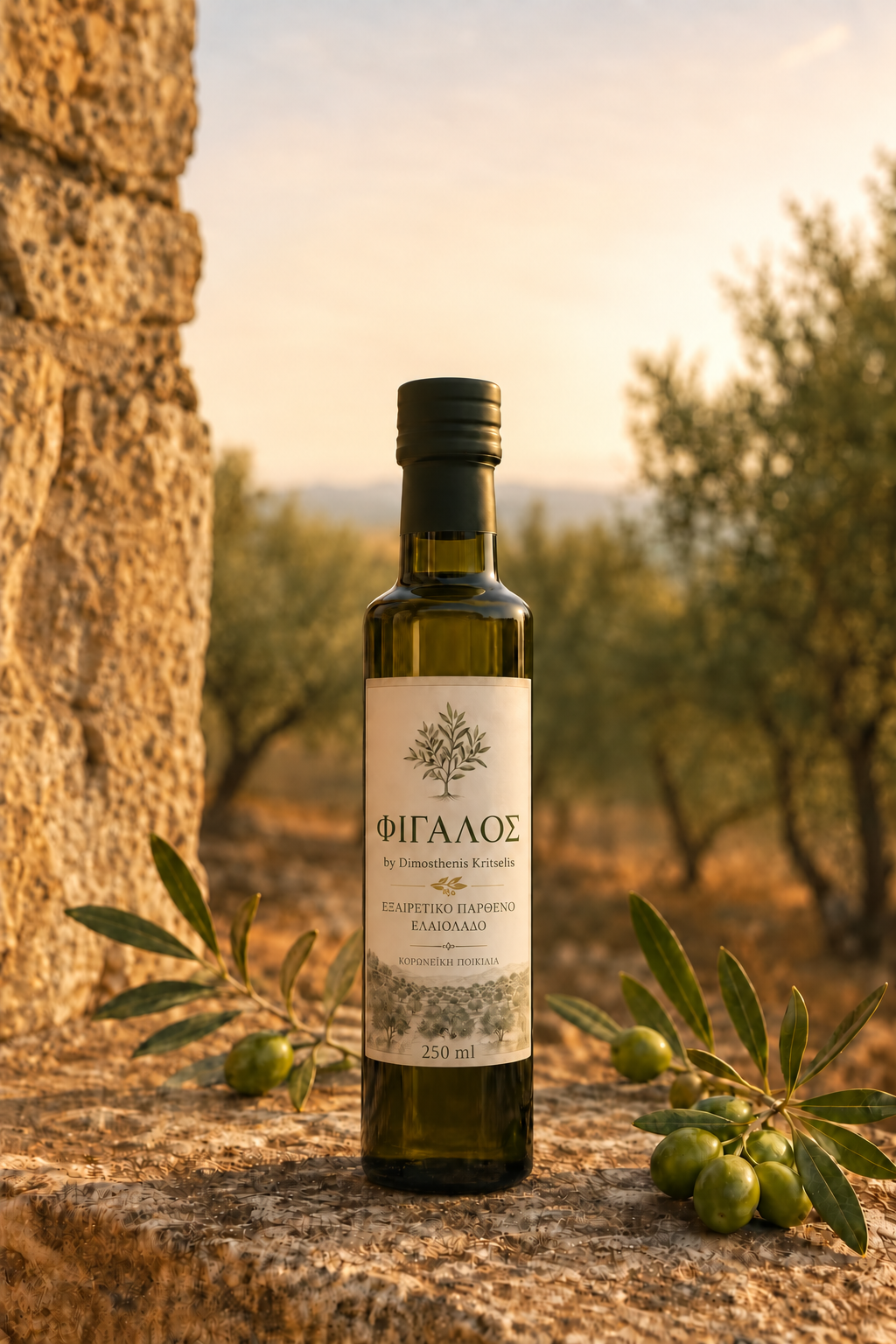 Συσκευασία ΦΙΓΑΛΟΣ 250 ml σε πέτρινο τοπίο