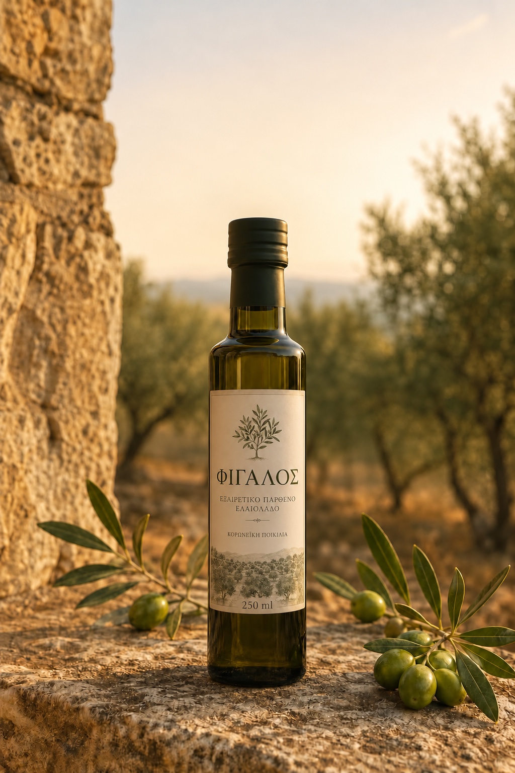 Συσκευασία ΦΙΓΑΛΟΣ 250 ml σε πέτρινο τοπίο